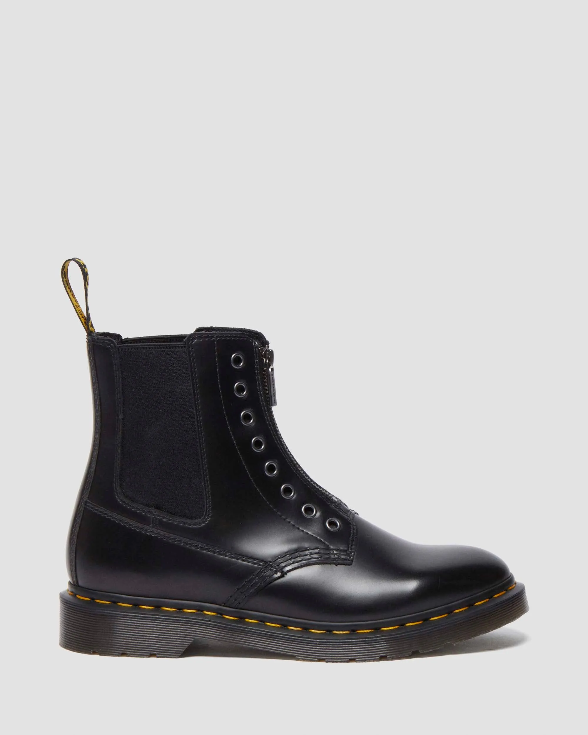 1460 Gusset Polished Smooth Leather Ankle Boots