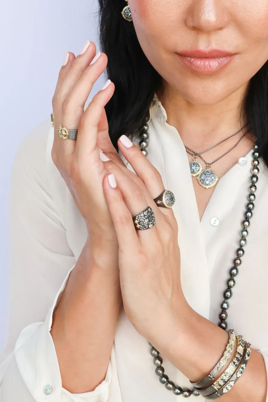 22 MM SPINEL DROP NECKLACE