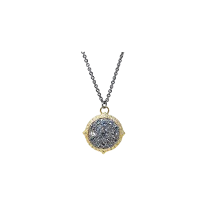22 MM SPINEL DROP NECKLACE