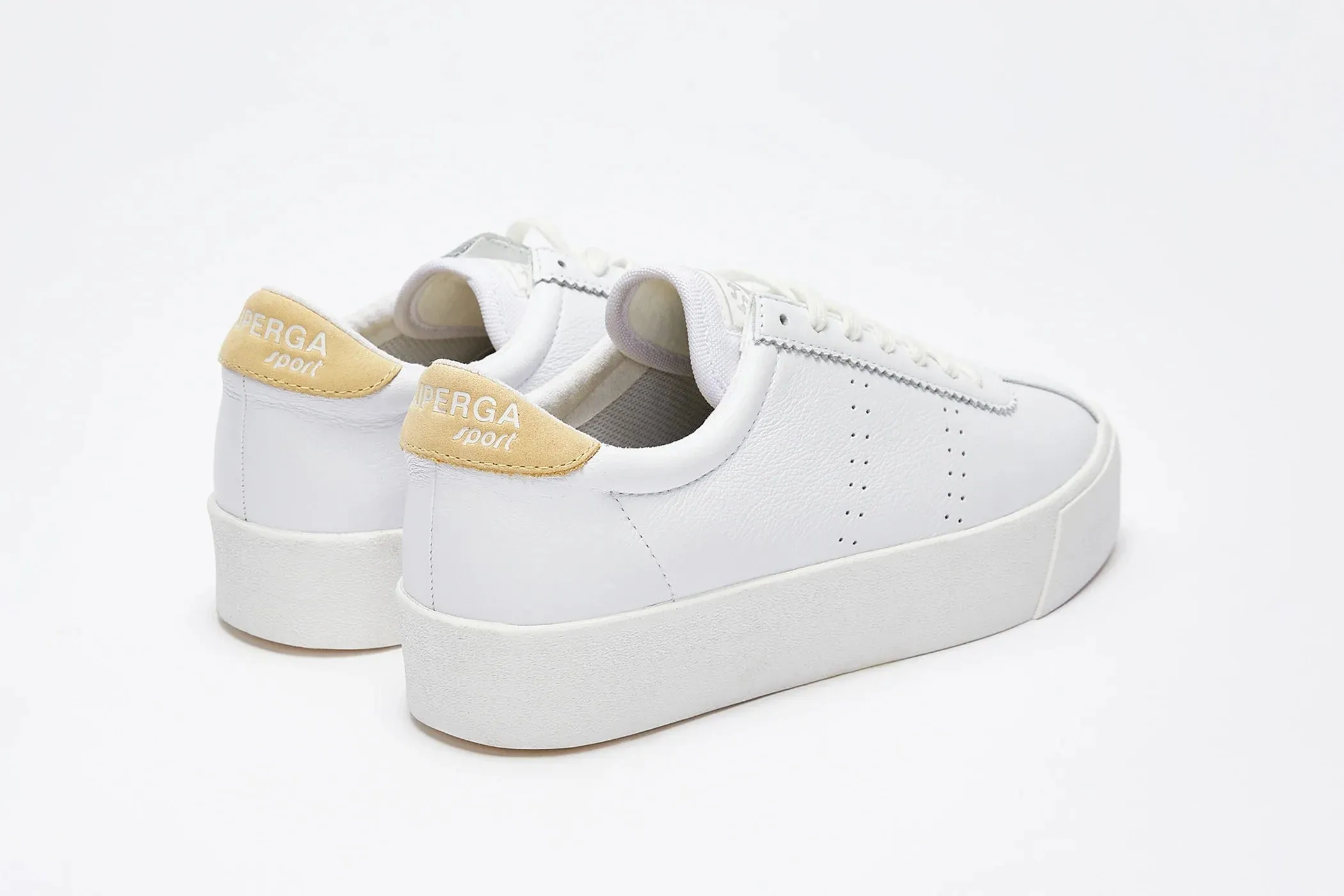 2854 Club 3 Comfort Leather - White Beige