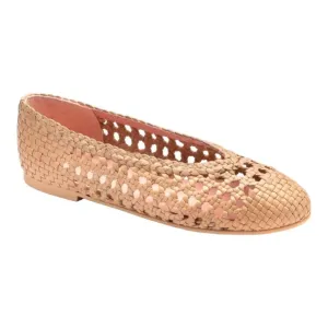 48828 - Rose Leather Summer Net Shoe
