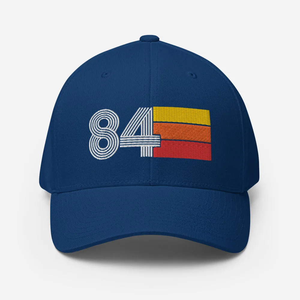 84 1984 fitted baseball cap