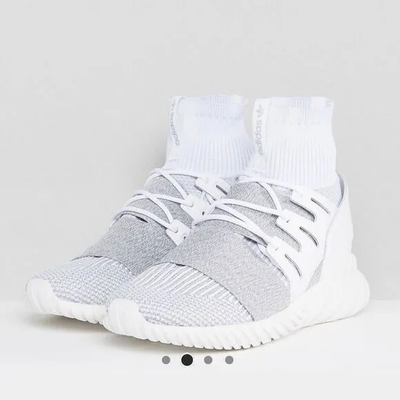 adidas Originals Tubular Doom Primeknit Trainers In Grey BY3553