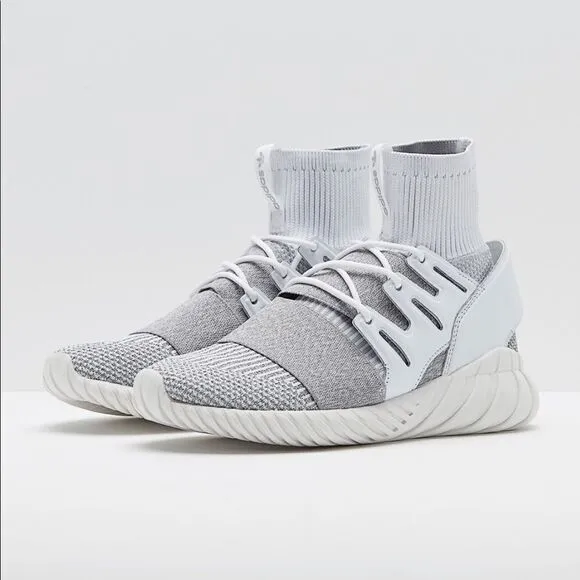 adidas Originals Tubular Doom Primeknit Trainers In Grey BY3553