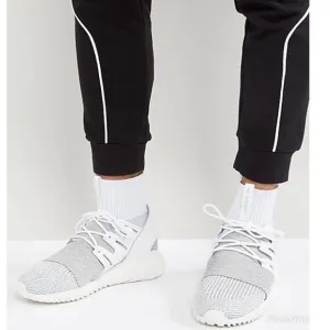 adidas Originals Tubular Doom Primeknit Trainers In Grey BY3553