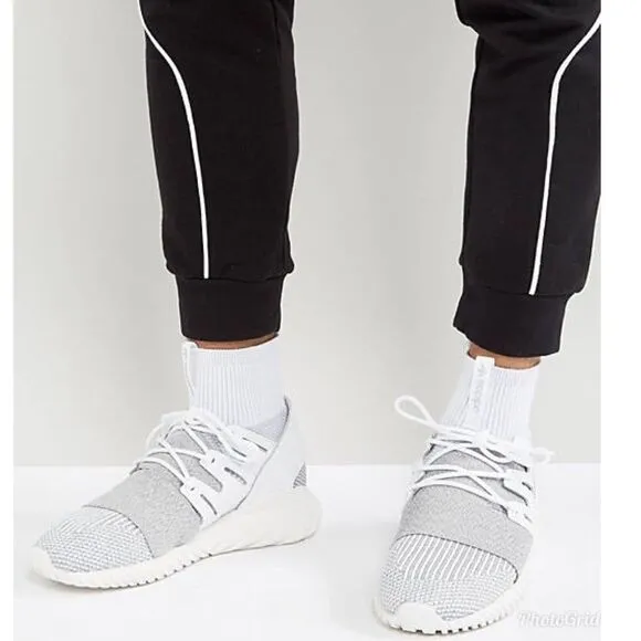 adidas Originals Tubular Doom Primeknit Trainers In Grey BY3553