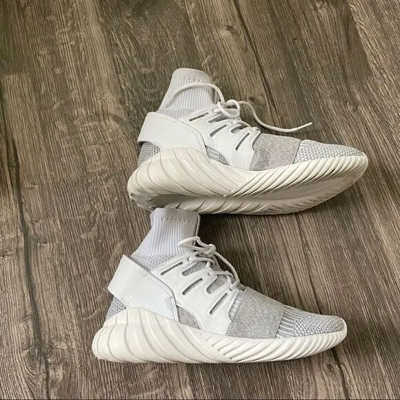 adidas Originals Tubular Doom Primeknit Trainers In Grey BY3553