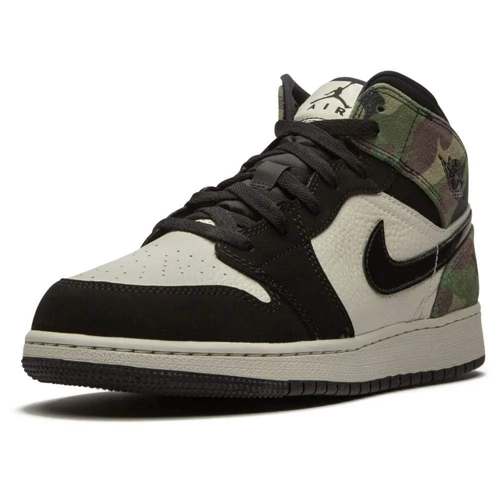 Air Jordan 1 Mid SE GS 'Camo'