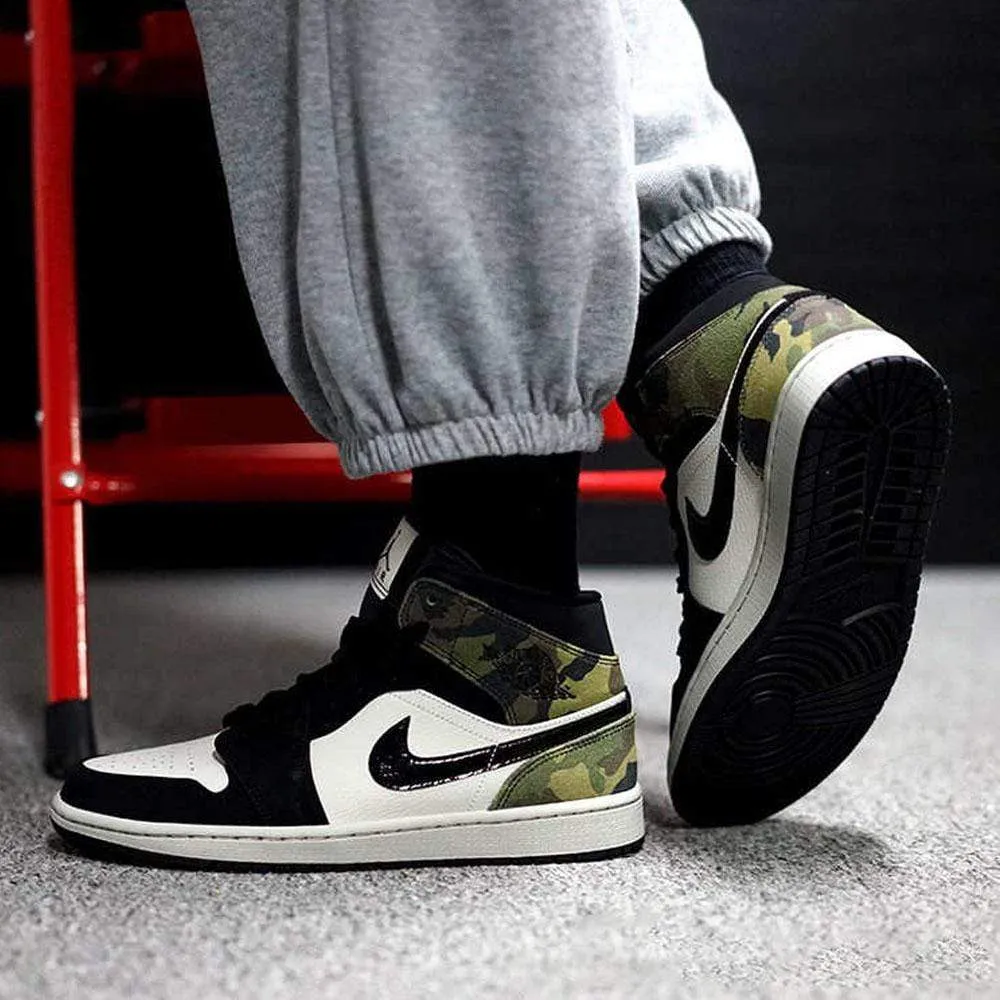Air Jordan 1 Mid SE GS 'Camo'