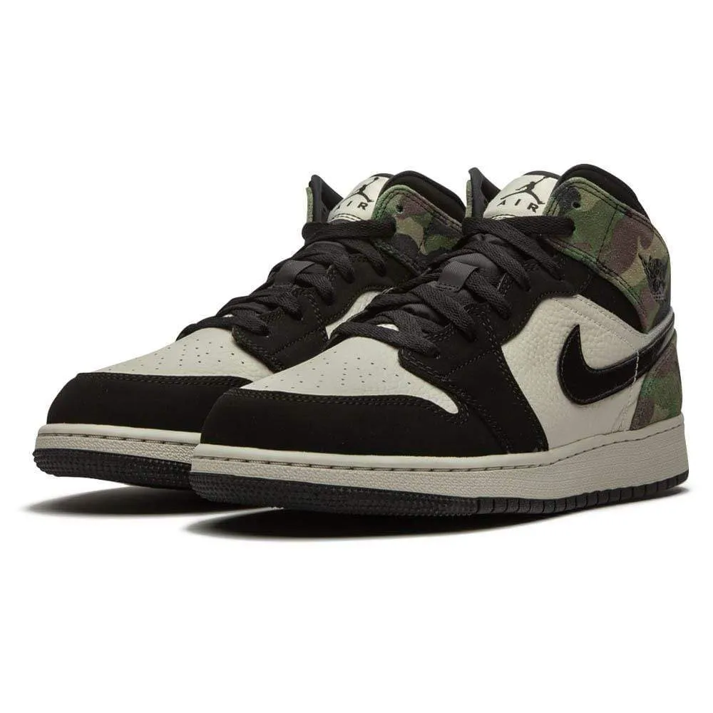 Air Jordan 1 Mid SE GS 'Camo'