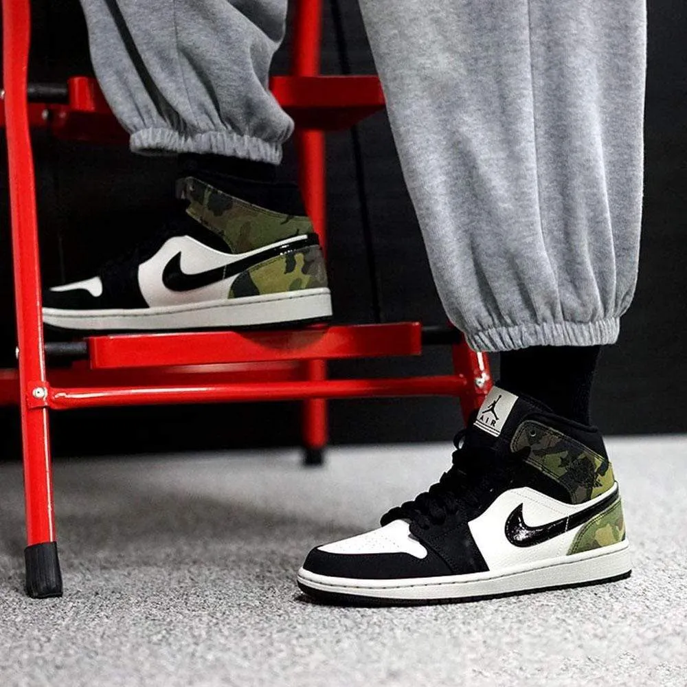 Air Jordan 1 Mid SE GS 'Camo'