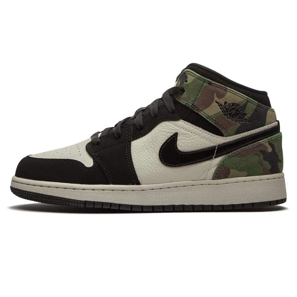 Air Jordan 1 Mid SE GS 'Camo'
