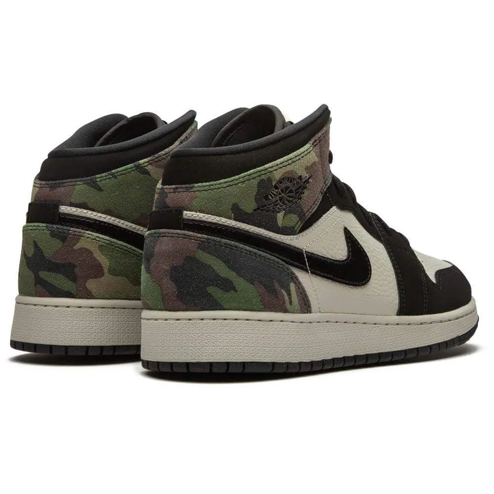 Air Jordan 1 Mid SE GS 'Camo'