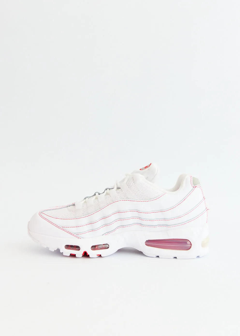 Air Max 95 OG 'White University Red' Sneakers