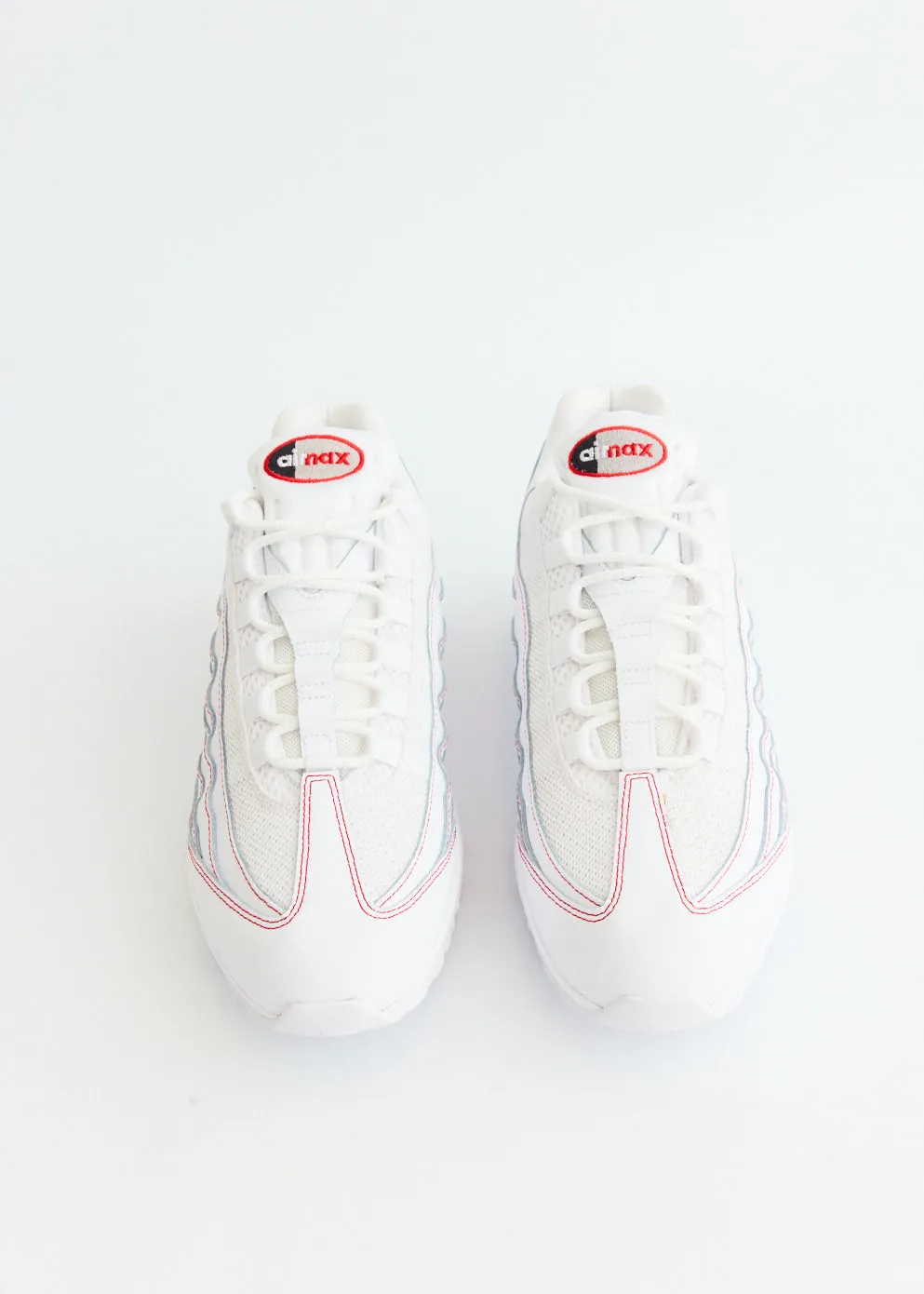 Air Max 95 OG 'White University Red' Sneakers