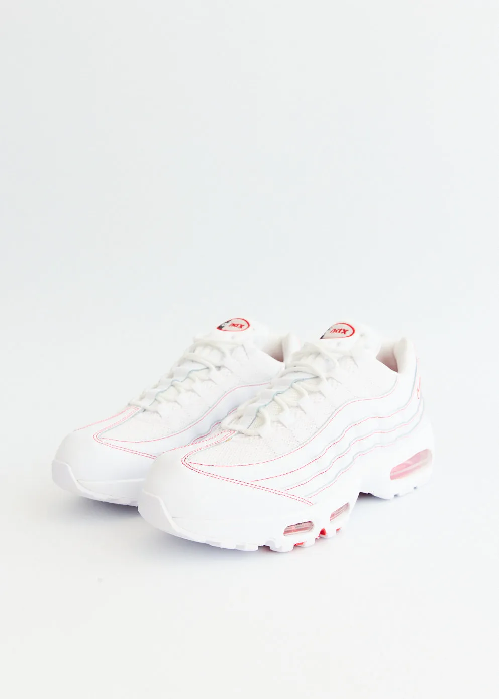 Air Max 95 OG 'White University Red' Sneakers