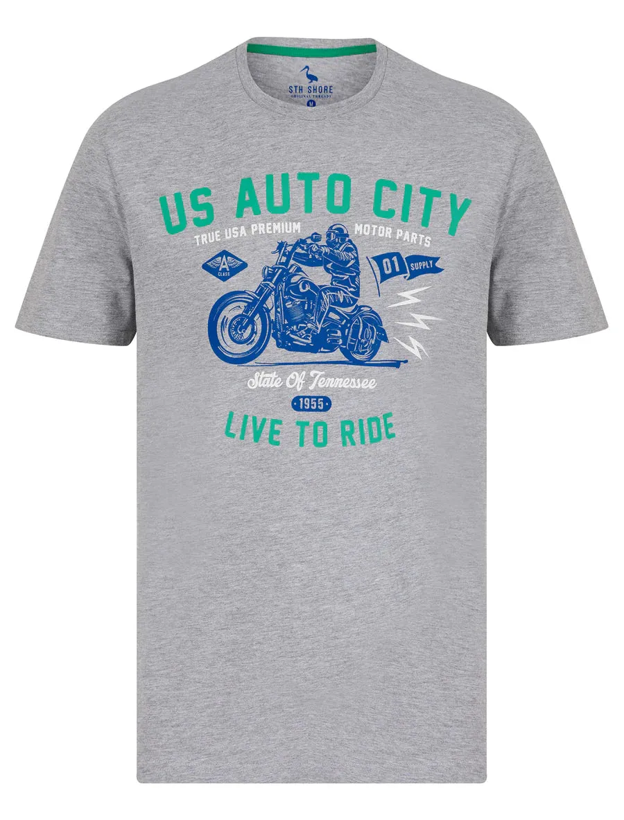 Auto City Tee Light Grey