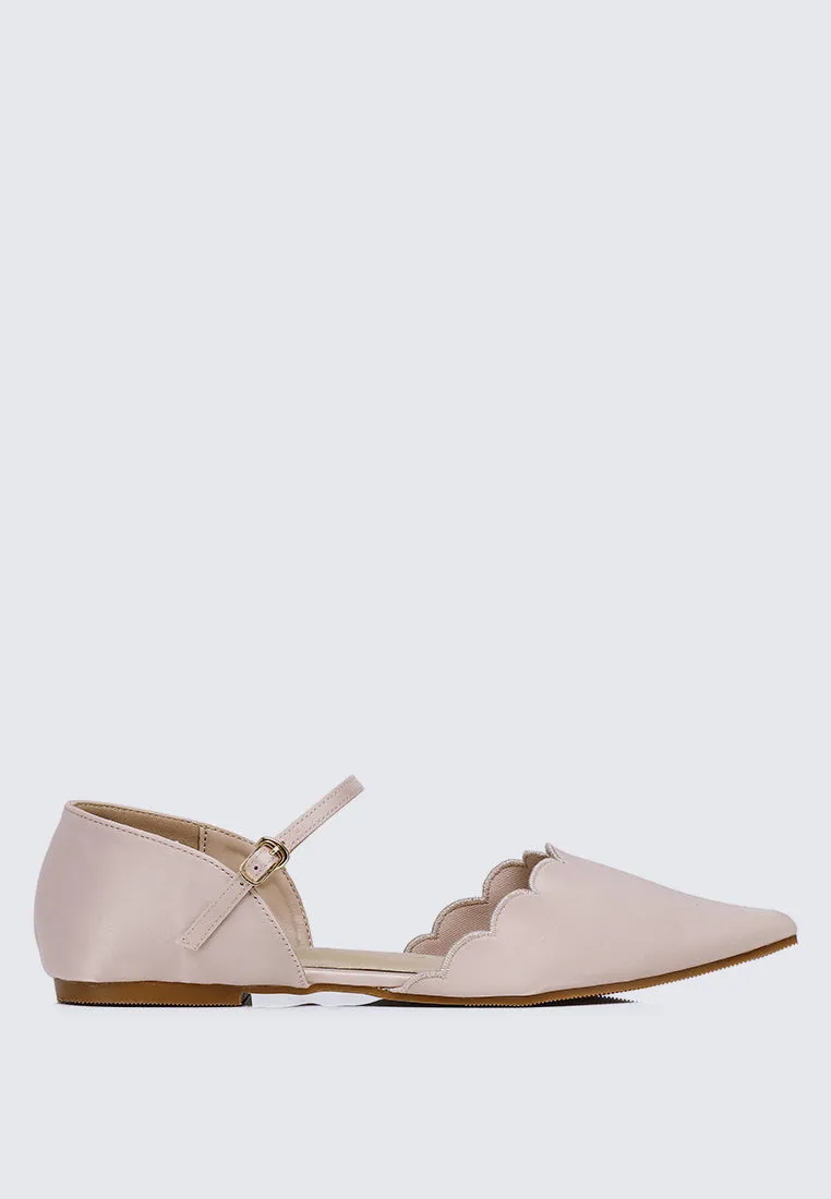 Azzurra Comfy Ballerina In Beige