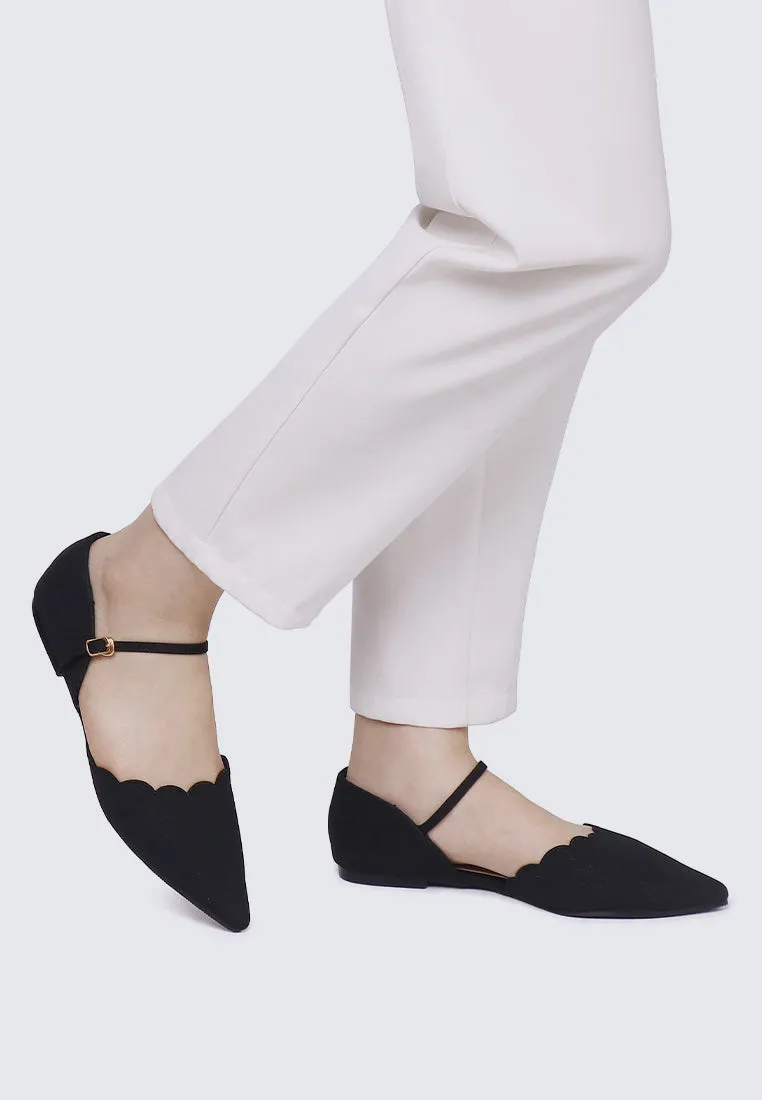 Azzurra Comfy Ballerina In Black