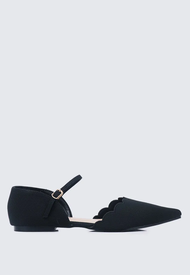 Azzurra Comfy Ballerina In Black