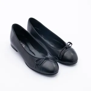 BALLERINA Bow Flats - Black