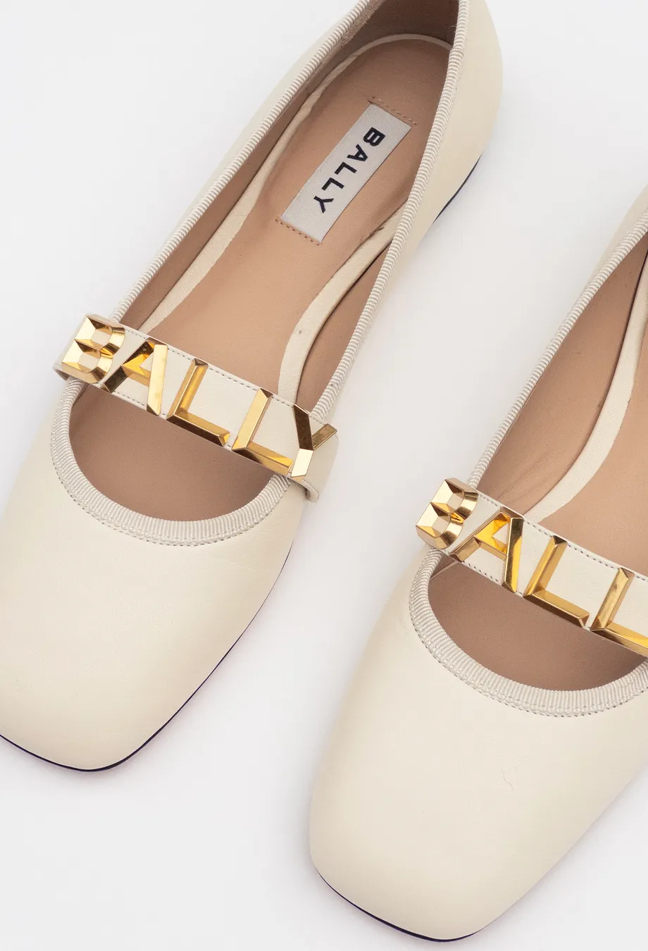 Bally Logo Ballet Flats
