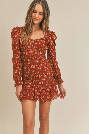 Barn Dance Ruffled Mini Dress