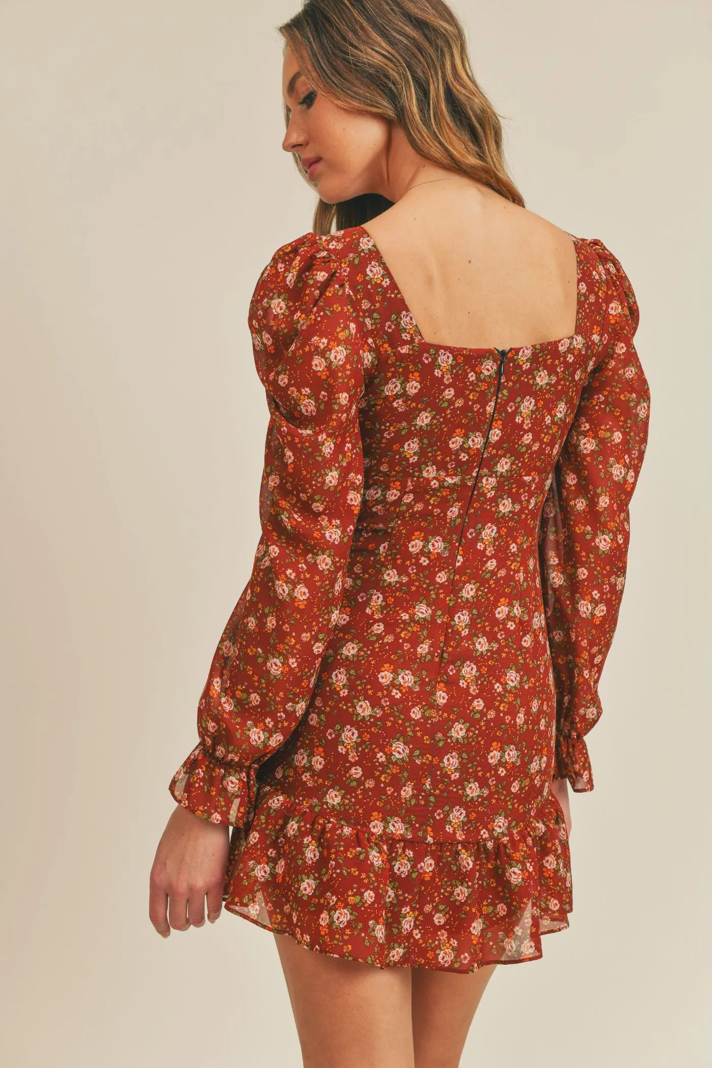Barn Dance Ruffled Mini Dress
