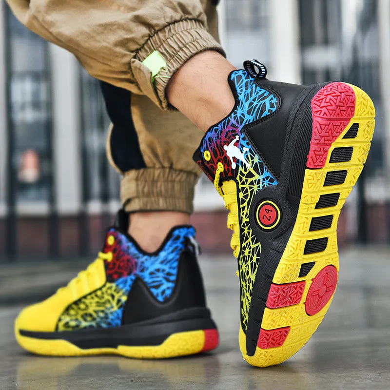 Basketball Trainers Baskets Outdoor Platform Sport Shoes Boys