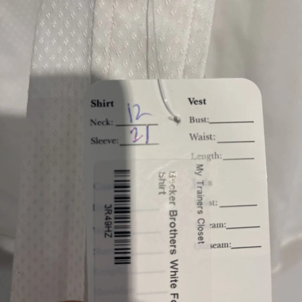 Becker Brothers White Formal Shirt