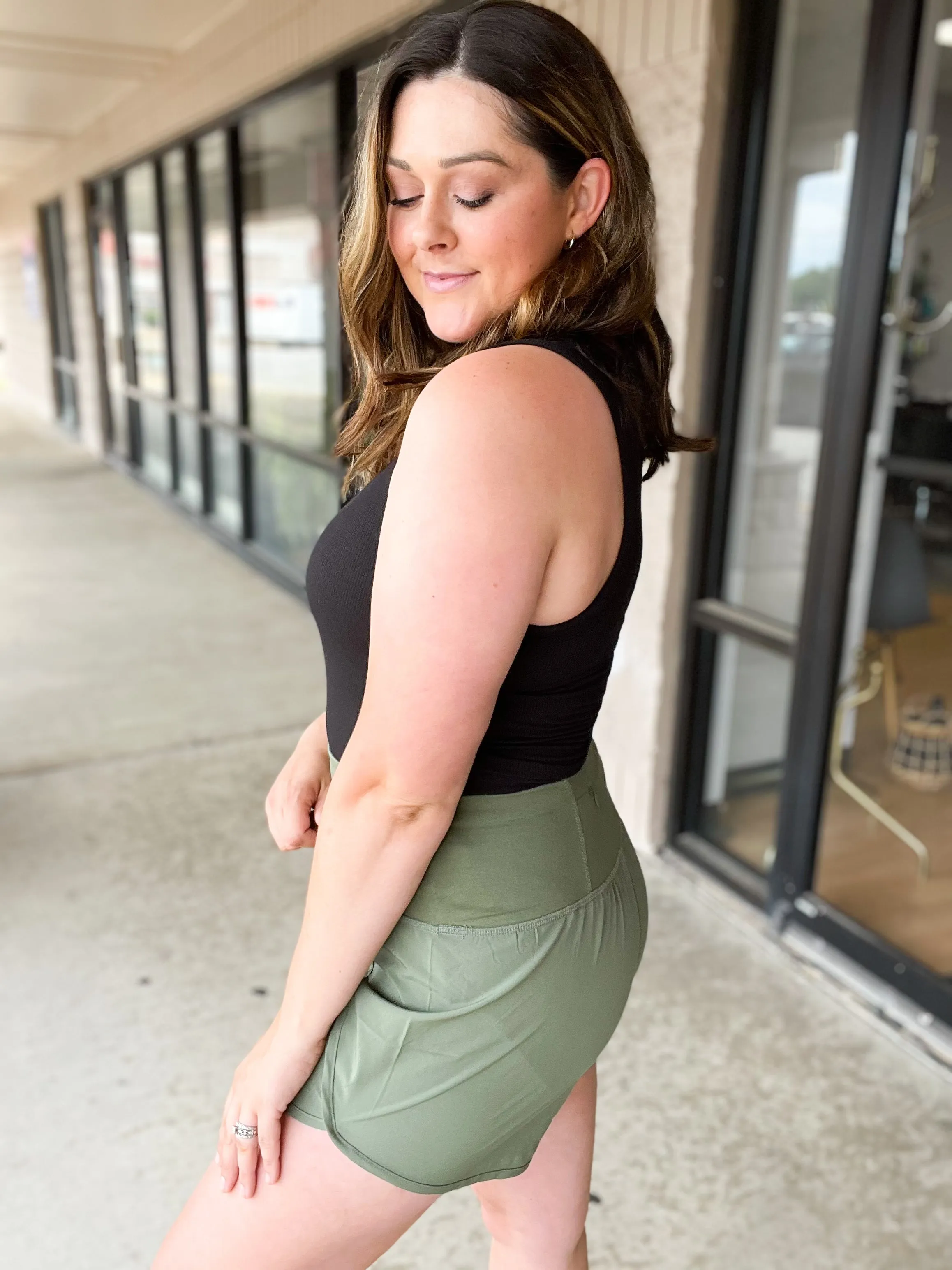 Black Soft Ribbed Tank Top