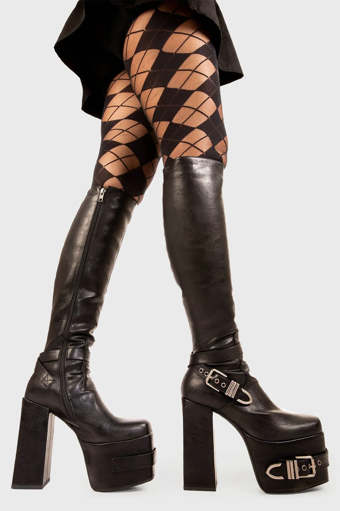 Blair Wide Calf Platform Knee High Boots