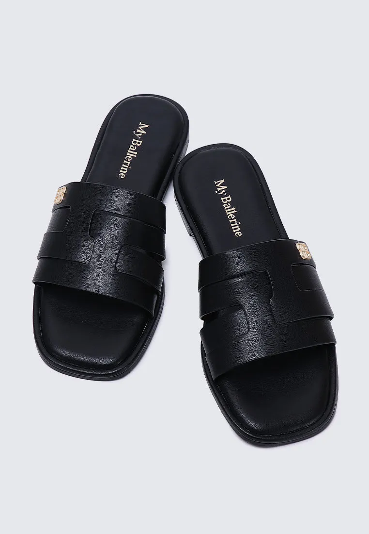 Bobi Comfy Sandal In Black