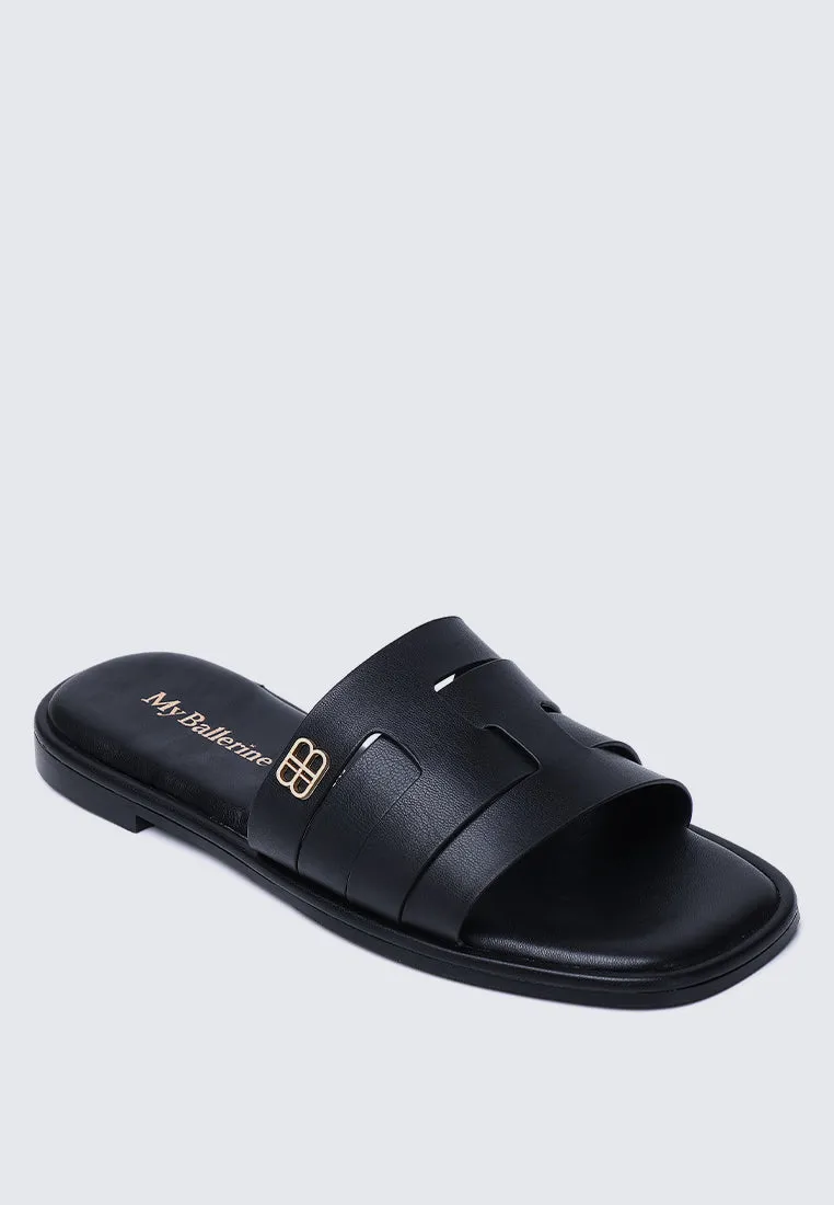 Bobi Comfy Sandal In Black