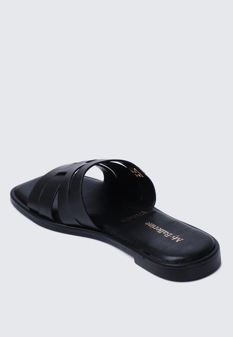 Bobi Comfy Sandal In Black