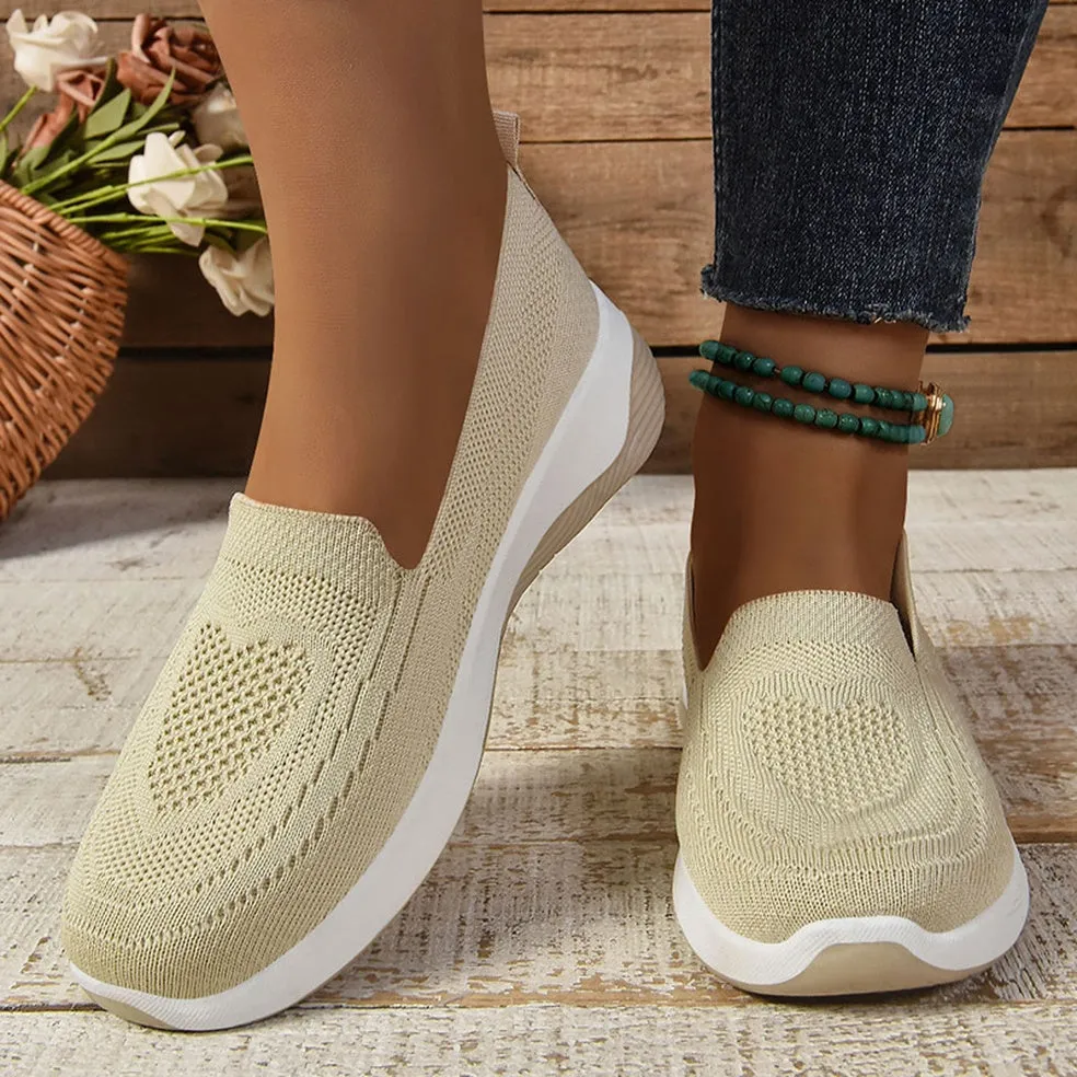 Breathable and Quick-Drying Knitted Espadrilles for Women
