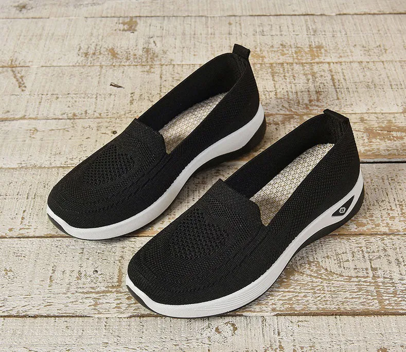 Breathable and Quick-Drying Knitted Espadrilles for Women