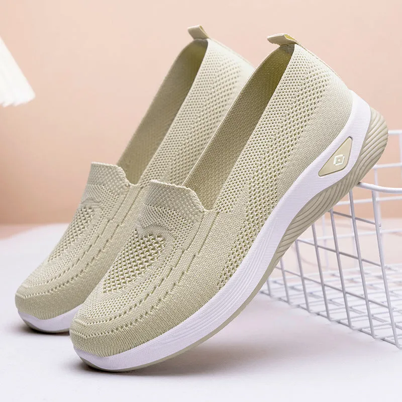 Breathable and Quick-Drying Knitted Espadrilles for Women