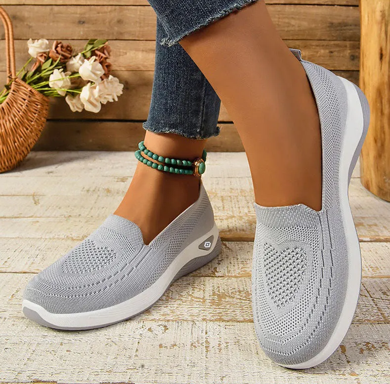 Breathable and Quick-Drying Knitted Espadrilles for Women