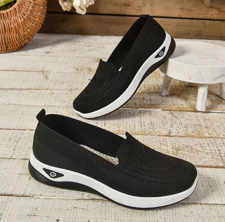 Breathable and Quick-Drying Knitted Espadrilles for Women