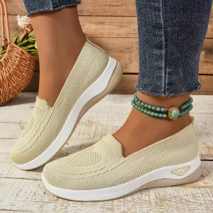 Breathable and Quick-Drying Knitted Espadrilles for Women