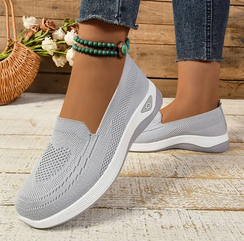 Breathable and Quick-Drying Knitted Espadrilles for Women