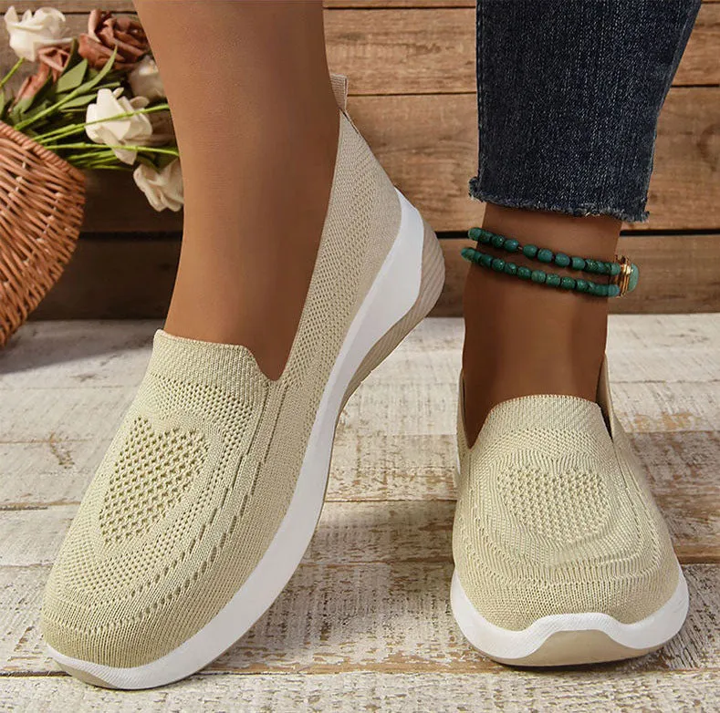 Breathable and Quick-Drying Knitted Espadrilles for Women