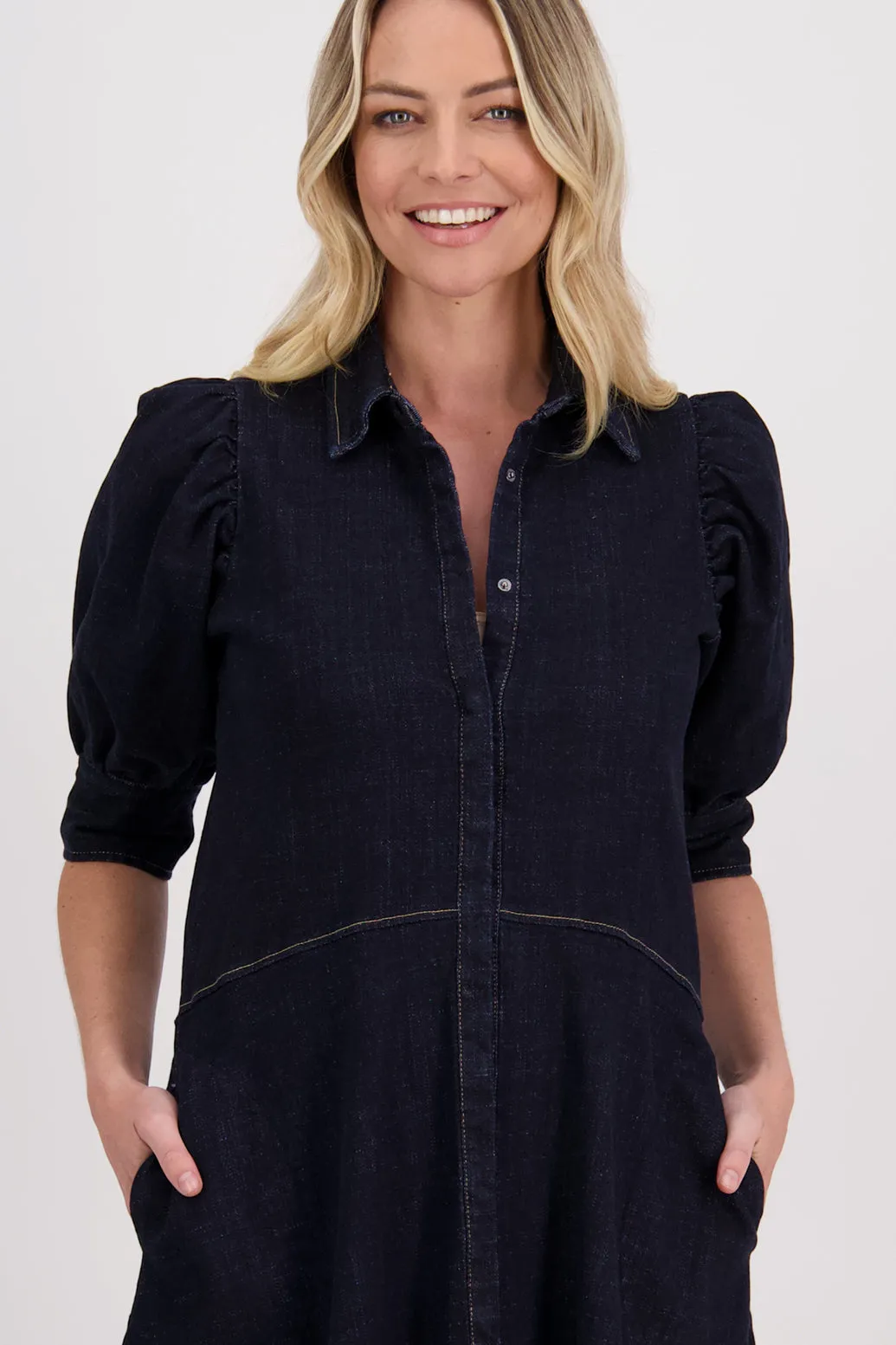 Briarwood Huxley Dress - Denim