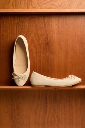 Briony Comfy Ballerina In Beige