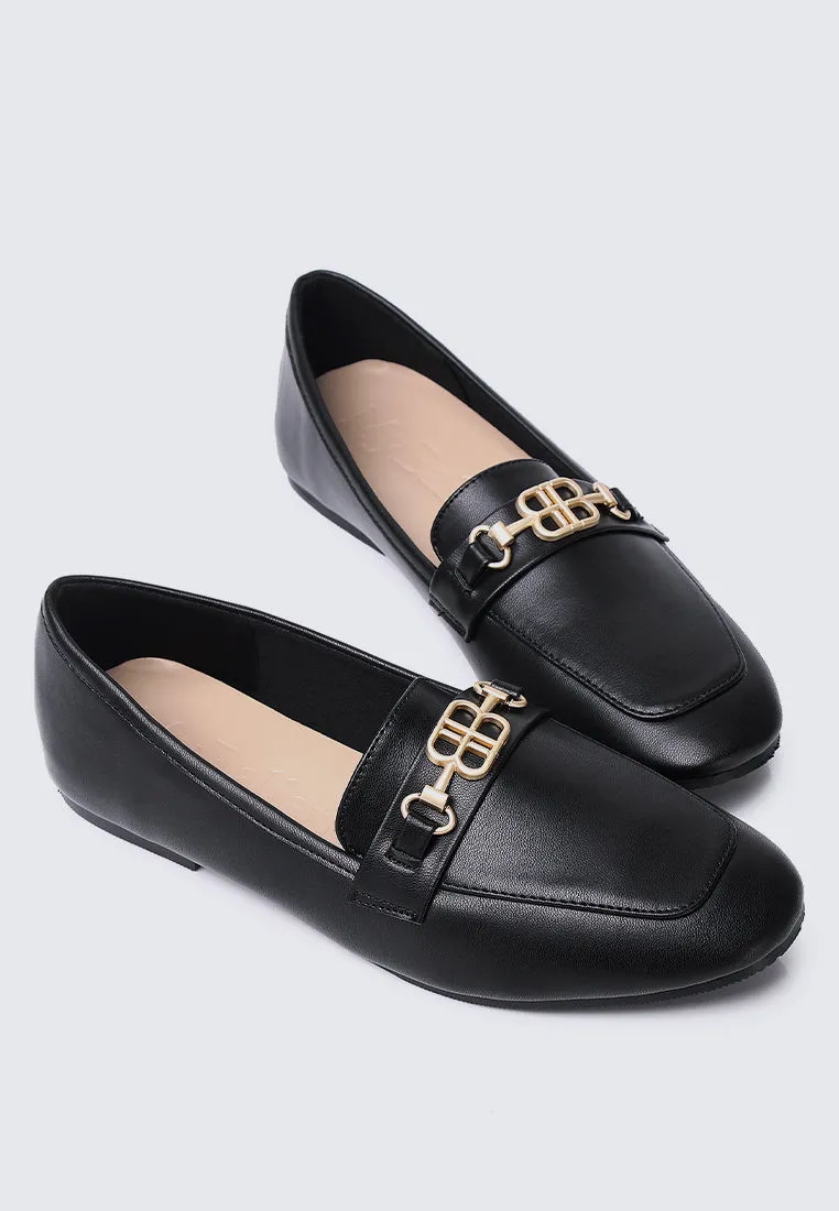 Britt Comfy Loafers In Black