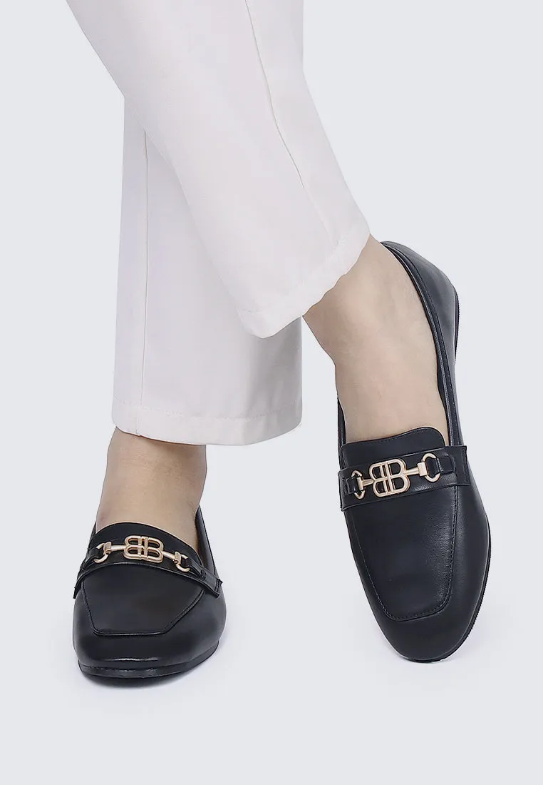 Britt Comfy Loafers In Black