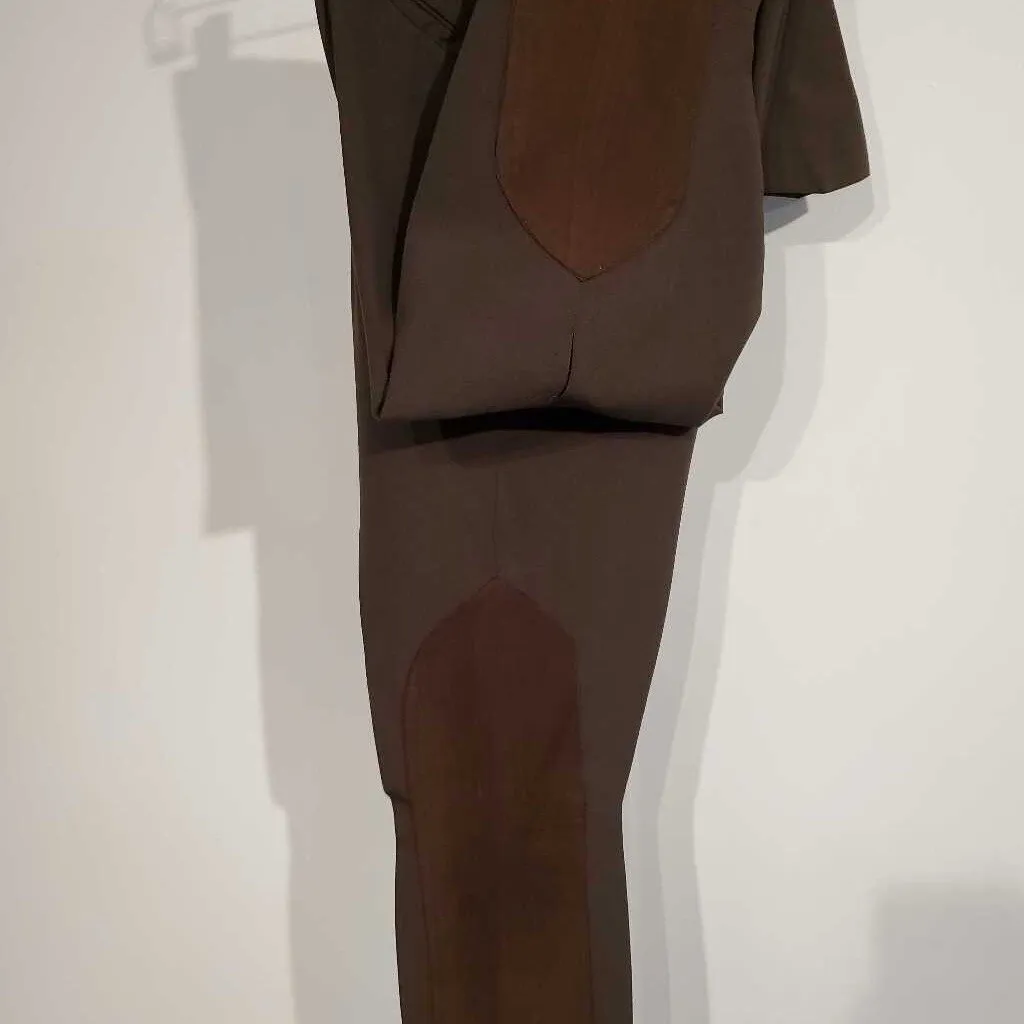 Brown Pleasure Jods with Suede(28W, 32 1/2INS)