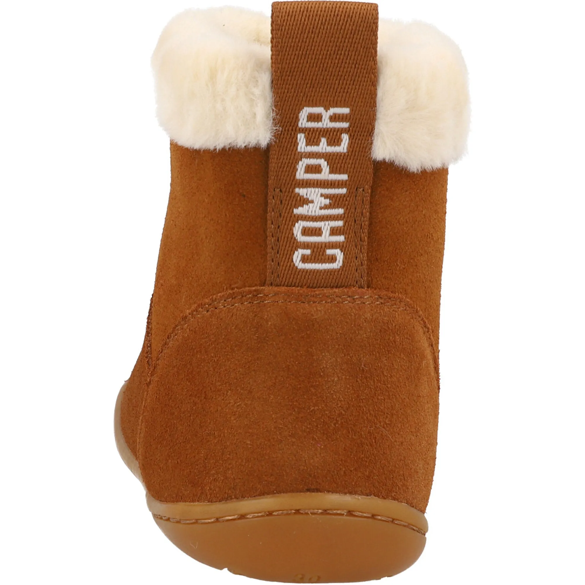Camper Peu Cami Kids Tan Nubuck Boots