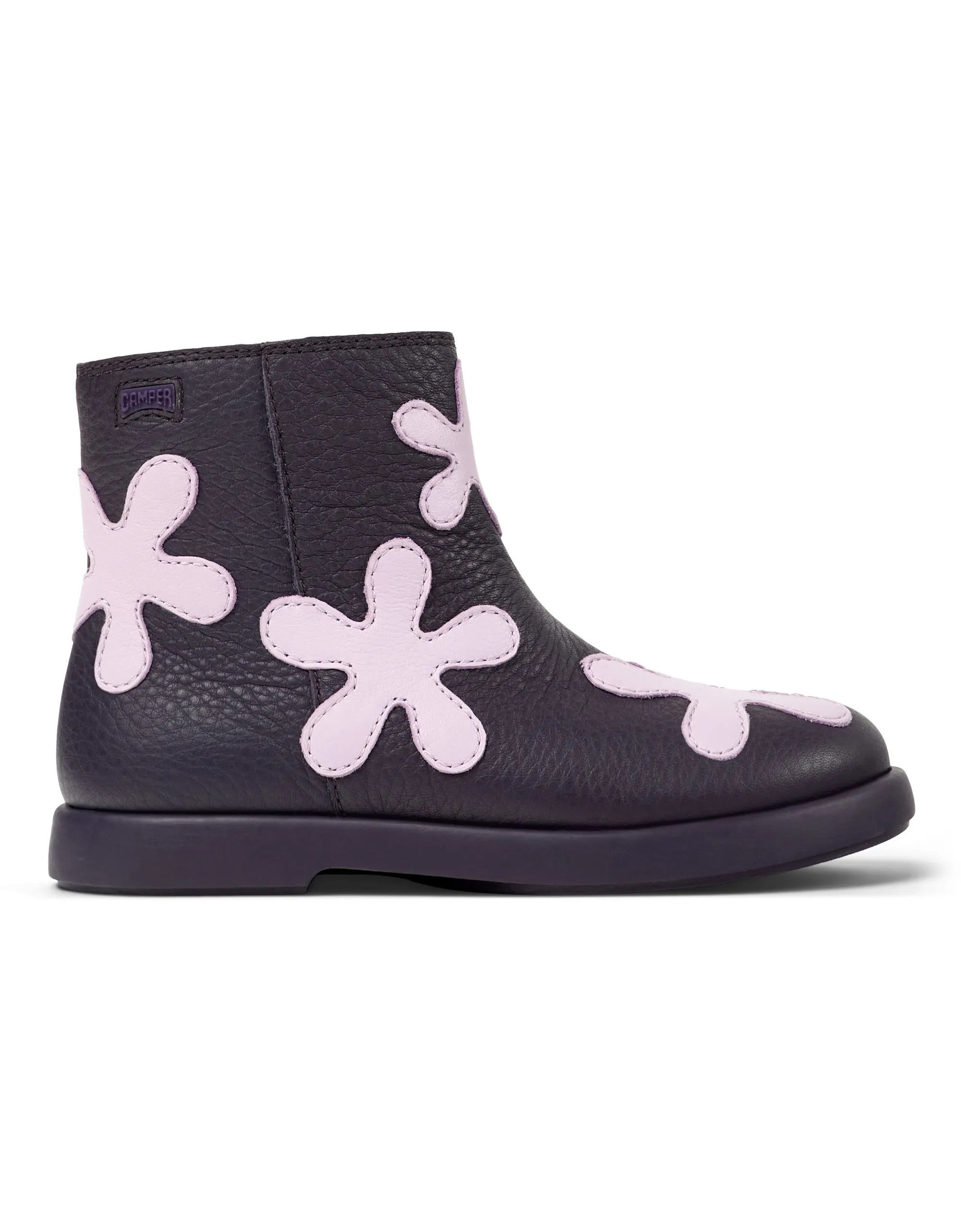 CAMPER TWINS BOOT - PURPLE FLOWER
